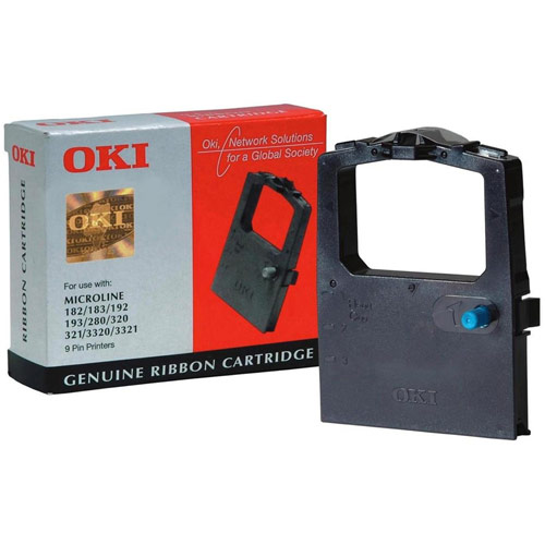 OKI Ribbon Cassette Fabric Nylon Black [for 100 300 Series-9 PIN-182 3-192 3-320 I-3320]