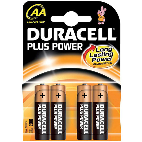 Duracell Plus Power Battery Alkaline 1.5V AA