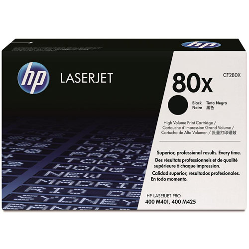 Hewlett Packard No. 80X Laser Toner Cartridge Page Life 6800pp Black