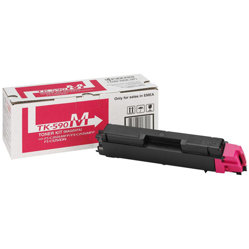 Kyocera TK-590M Laser Toner Cartridge Page Life 5000pp Magenta