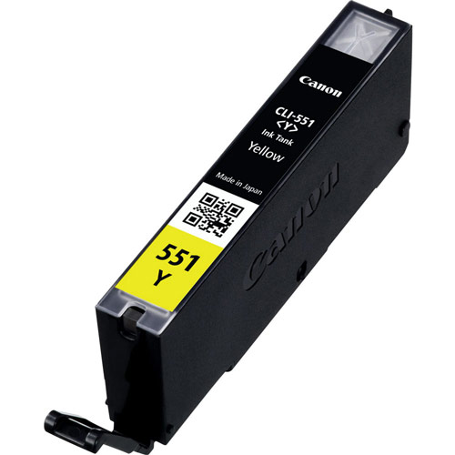 Canon CLI-551Y Inkjet Cartridge Page Life 330pp Yellow