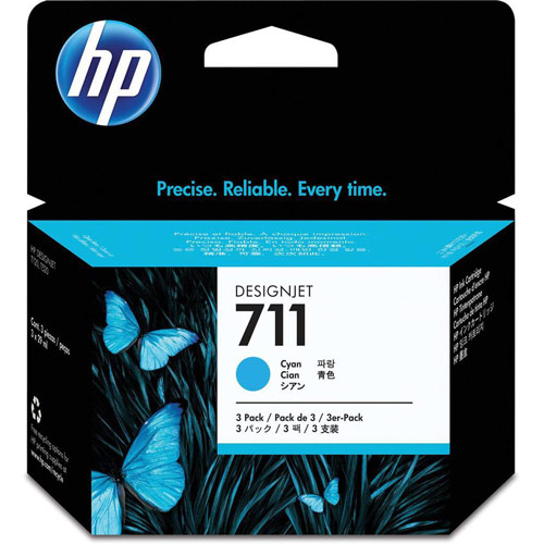 Hewlett Packard No. 711 Inkjet Cartridge 29ml Cyan