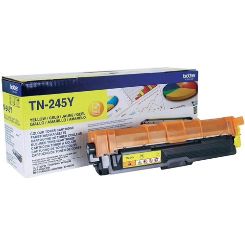 Brother Laser Toner Cartridge Page Life 2200pp Yellow