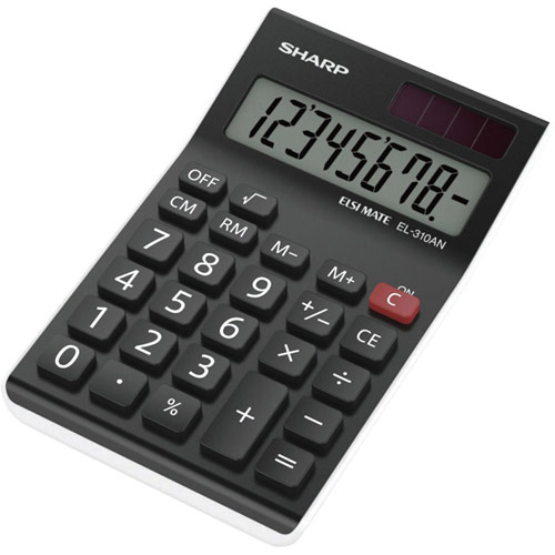 Sharp EL310ANWH Calculator Desktop