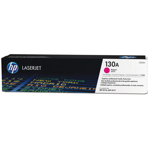 Hewlett Packard 130A Laser Toner Cartridge Page Life 1000 Magenta