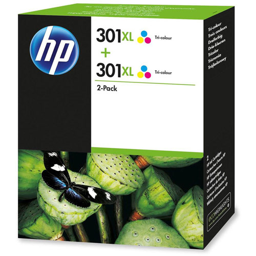 Hewlett Packard No. 301XL Inkjet Cartridge High Yield Page Life 330pp Tricolour