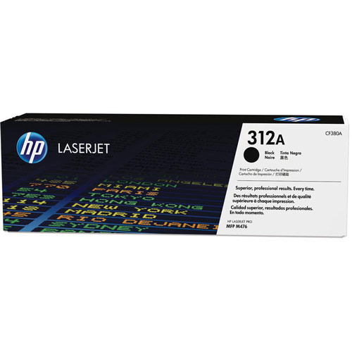 Hewlett Packard 312A Laser Toner Cartridge Page Life 2400 Black