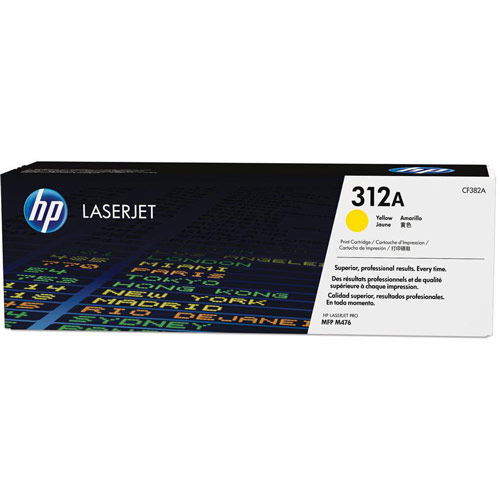 Hewlett Packard 312A Laser Toner Cartridge Page Life 2700 Yellow