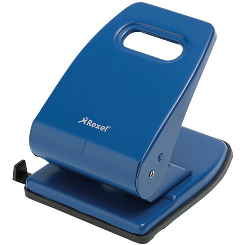 Rexel V230 Value Punch 2-Hole Metal Capacity 30x 80gsm Blue