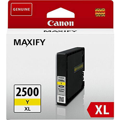 Canon PGI-1500XLY Inkjet Cartridge High Yield 19.3ml Page Life 1520pp Yellow