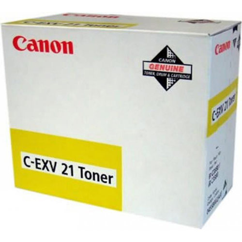 Canon CEXV21 Laser Toner Cartridge Page Life 14000pp Yellow