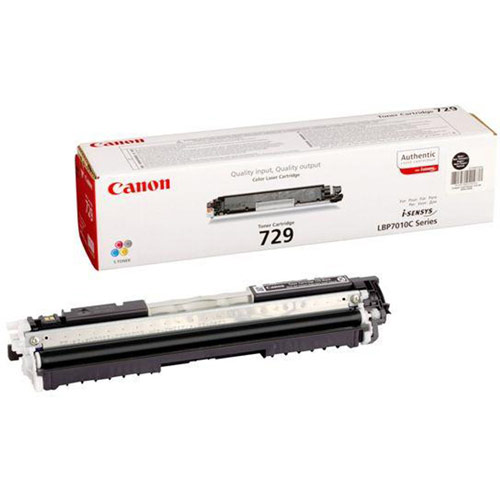 Canon Laser Toner Cartridge 729BK Page Life 1200pp Black