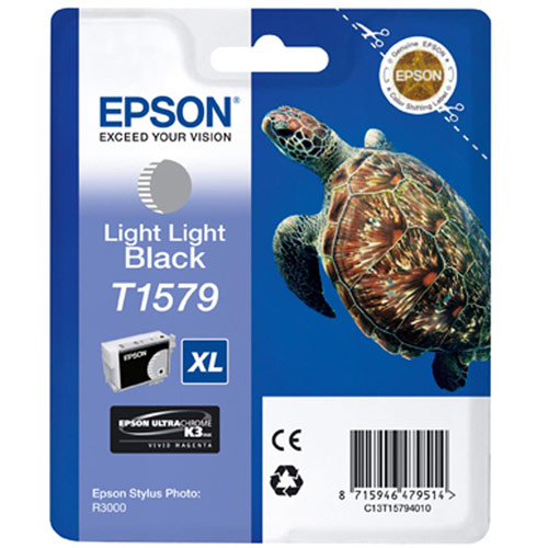 Epson T1579 Inkjet Cartridge Turtle 25.9ml Light Light Black