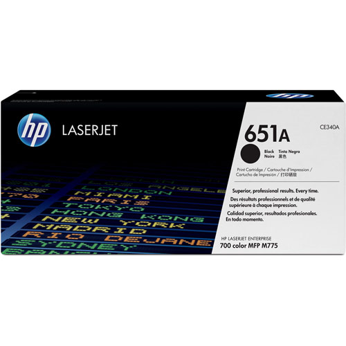 Hewlett Packard HP 651A Laser Toner Cartridge Page Life 13500pp Black