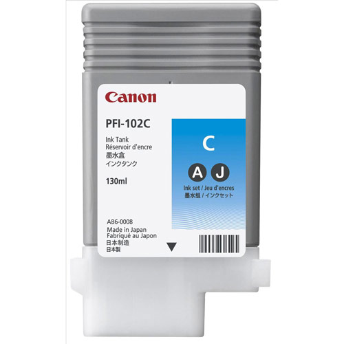 Canon PFI-102C Ink Tank Cyan