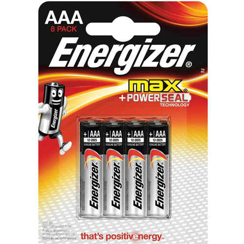 Energizer Max AAA/E92 Batteries
