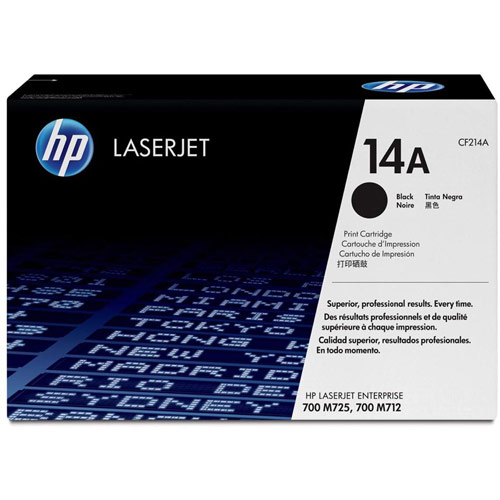 Hewlett Packard 14A LaserJet Toner Cartridges Page Life 10000pp Black