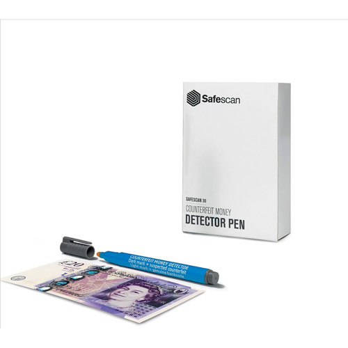 Safescan 30 Counterfeit Detector Pens - Box of 20