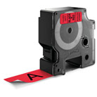Dymo 53717 24mm Black on Red Tape