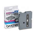 Brother TX231 Black on White 12mm gloss tape