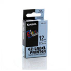 Casio XR-12X Black on Clear 12mm tape
