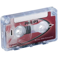 Philips Mini Cassette Dictation 30 Minutes Total 15 per Side