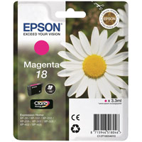 Epson 18 Inkjet Cartridge Daisy Capacity 3.3ml Magenta