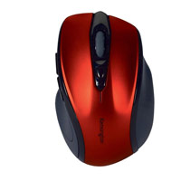 Kensington Pro Fit Mouse Mid-Size Optical Wireless Red
