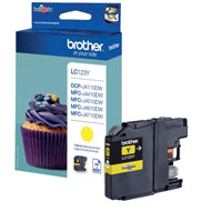 Brother Inkjet Cartridge Page Life 600pp Yellow