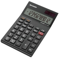 Sharp EL124TWH Calculator Desktop