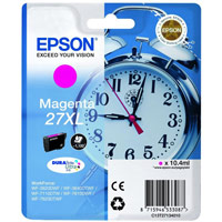 Epson 27XL Inkjet Cartridge Alarm Clock Capacity 10.4ml Magenta