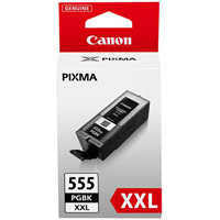 Canon PGI-555PGBKXXL Extra High Yield Ink Cartridge Black Page Life 1000pp