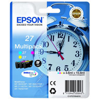 Epson No. 27 InkJet Cartridge 350pp C/M/Y
