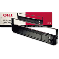OKI Ribbon Cassette Fabric Nylon Black [for 393 395]