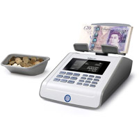 Safescan 6185 Grey Advanced Money Counting Scale for Coins and Banknotes
