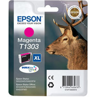 Epson T1303 Inkjet Cartridge DURABrite Stag XL Capacity 10.1ml Magenta