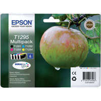 Epson T1295 Inkjet Cartridge Apple L Capacity 32.2ml Black, Cyan, Magenta and Yellow