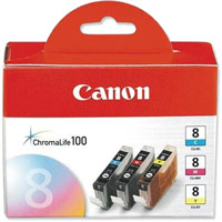 Canon CLI-8 Inkjet Cartridge Page Life 1977pp Cyan/Magenta/Yellow