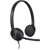 Logitech H330 Headset USB Lightweight with Noise-cancelling Microphone