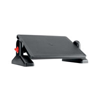 Office Footrest ABS Plastic Easy Tilt H115-145mm Platform 415x305mm