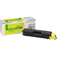 Kyocera TK-580Y Laser Toner Cartridge Page Life 2800pp Yellow