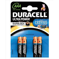 Duracell Ultra Power MX2400 Battery Alkaline 1.5V AAA