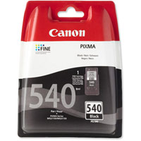 Canon PG-540 Inkjet Cartridge Page Life 180pp Black