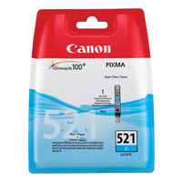 Canon CLI-521C Inkjet Cartridge Cyan