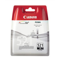 Canon CLI-521BK Inkjet Cartridge Page Life 3425pp Black
