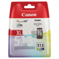 Canon CL-513 Inkjet Cartridge Page Life 349pp Colour