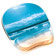 Fellowes 9202601 Beach Photo Gel Mouse Pad with Wrist Support