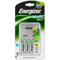 Energizer Maxi Battery Charger with 4x AA 2000mAh Batteries
