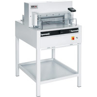 IDEAL 4855 Professional Guillotine with Electro-Mechanical Blade Drive, Automatic Clamp and Easy-Cut