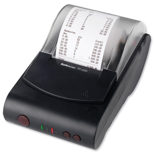 Safescan TP-230 Thermal Printer - Grey | OfficeMachines.net